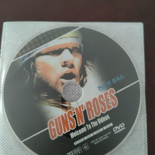 Guns N' Roses Welcome To The Videos DVD, rock