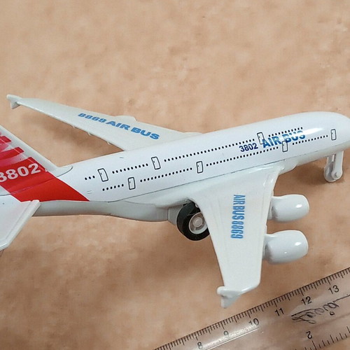 Air Bus plastic miniature airplane used