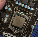 ASRock H61M-HVS motherboard with Intel Core i3-3220, Corsair DDR3 RAM, Armaggeddon 470W PSU