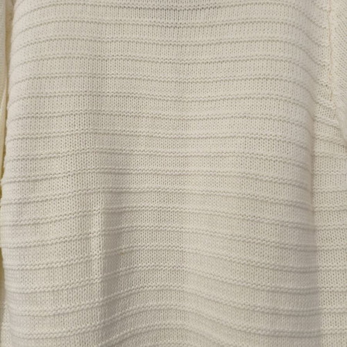 Easywear Cable Knit Cropped Sweater Off-White Size S/M New