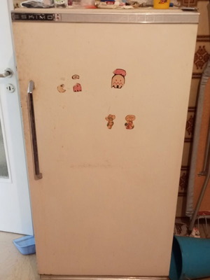 Eskimo vintage refrigerator for retro decoration or restoration
