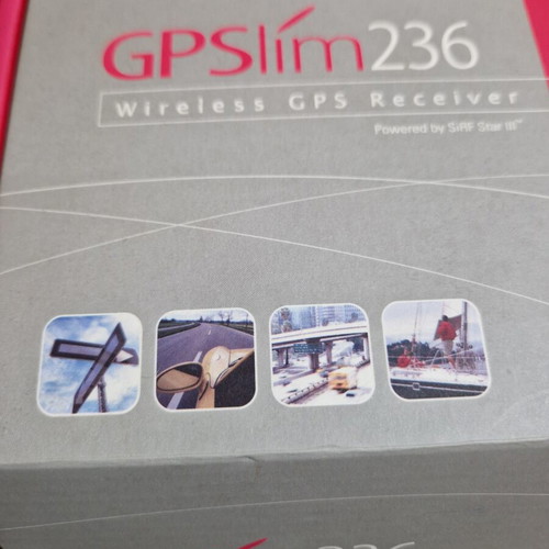 Holux GPSlim 236 wireless Bluetooth GPS receiver new