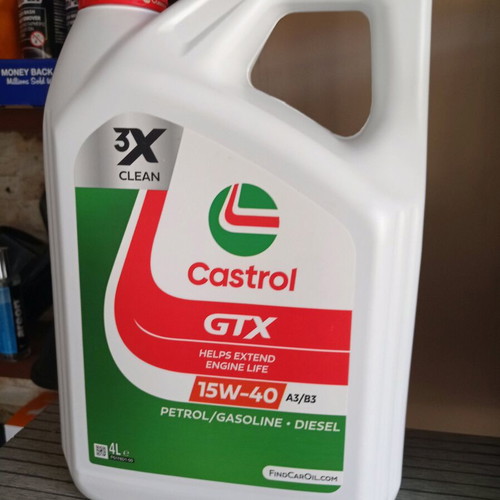 Castrol GTX 15W40 4L genuine new from England