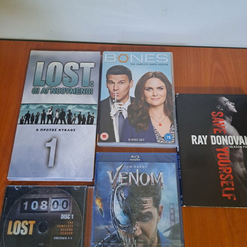 DVD pack of 3 series and 1 movie like new with subtitles