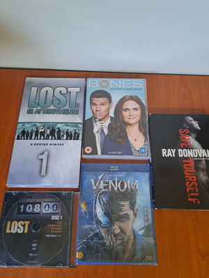 DVD pack of 3 series and 1 movie like new with subtitles