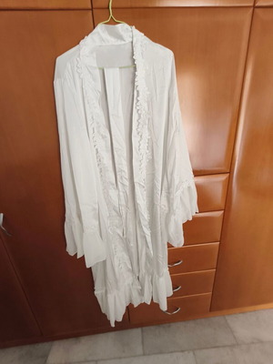 Bridal robe, white, size M/38/10