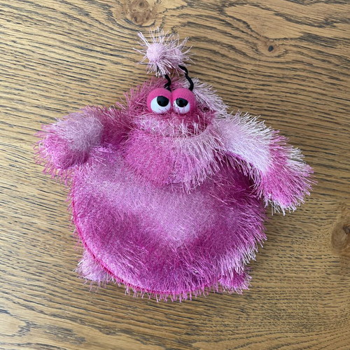 Vintage Furgles Pink Alien CD Holder 2004 like new, 12 CD/DVD capacity