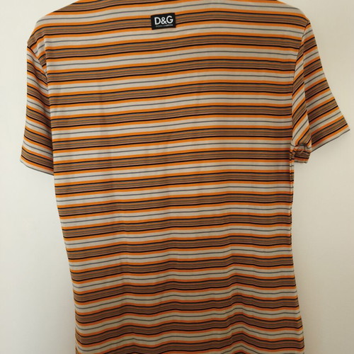 Dolce & Gabbana striped short sleeve blouse, like new, size S