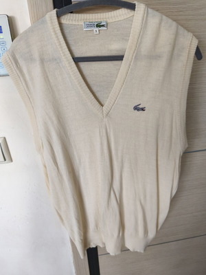 Lacoste Vest size 5 (M/L) like new, beige