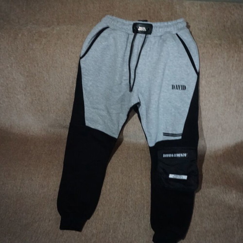 David & Gerenzo jogger pants like new, grey and black