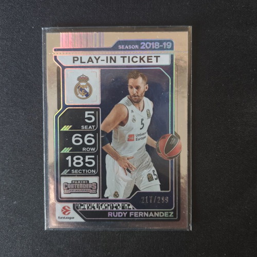 Rudy Fernandez Euroleague Contenders 217/299 card