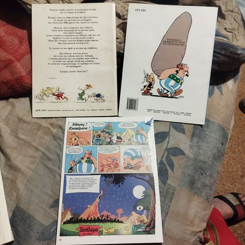 Asterix comic pack used, 7 issues from the 90s