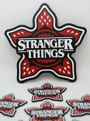 Stranger Things Wall Decor and 6 Coasters Set 3D Printed New