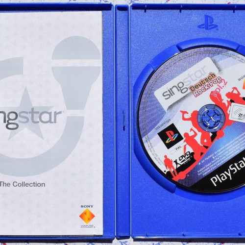 SingStar Deutsch Rock-Pop Vol.2 PS2 used karaoke game