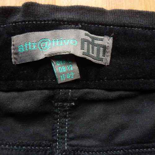 Velvet skirt black Attrattivo Large used