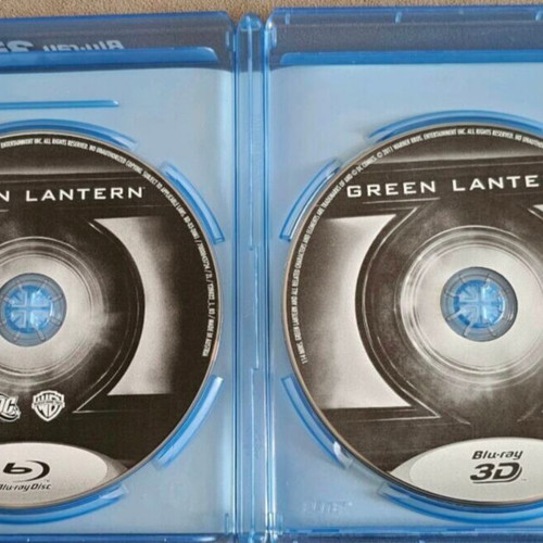Green Lantern 3D Blu-Ray like new, fantasy with subtitles