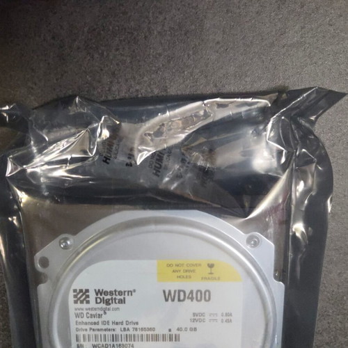 Western Digital IDE HDD 40GB WD400 hard drive new sealed