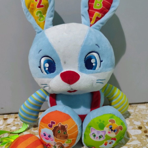 Lelos The Bunny Baby Clementoni Toy like new