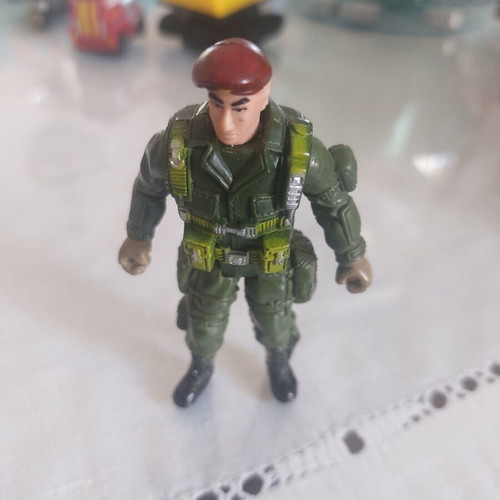 Military Action Figure Commando Soldier 3.75" like new