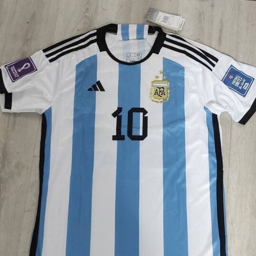 Argentina National Team 2022 World Cup Messi Jersey adidas