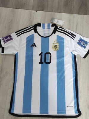 Argentina National Team 2022 World Cup Messi Jersey adidas