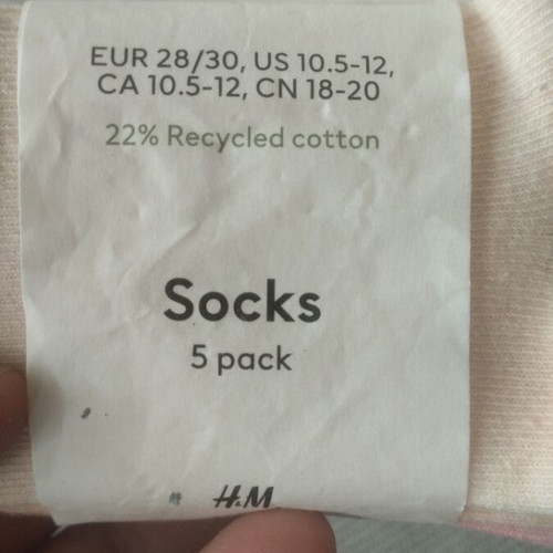 H&M Socks new, multicolor