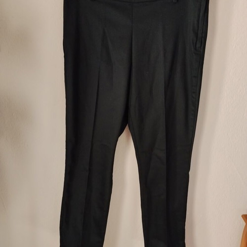 H&M black fabric pants like new, size L 40 12, summer style