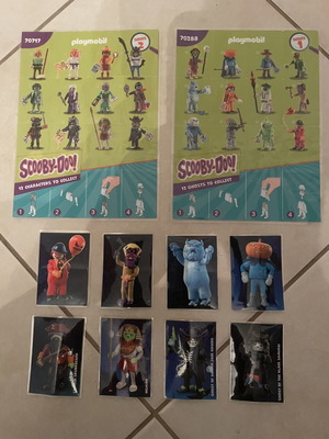 Playmobil Scooby Doo Cards like new, laminated
