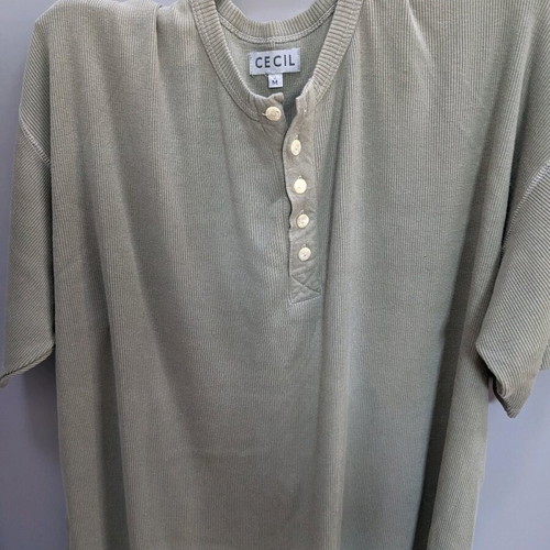Cecil men's shirt like new, size M, green, short sleeve