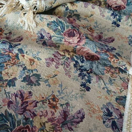 Tapestry table runner with fringes, 110×50 cm