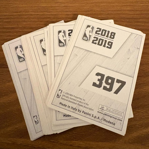 Panini NBA Basketball 2018-2019 stickers set, like new, 49 pcs