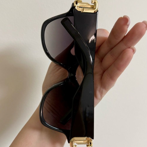 Marc Jacobs Black and Gold Women Sunglasses New Vintage