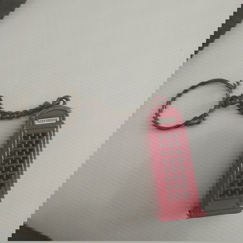 Μπρελόκ αγγλικός τηλεφωνικός θάλαμος μεταχειρισμένο, κόκκινο, μεταλλικό