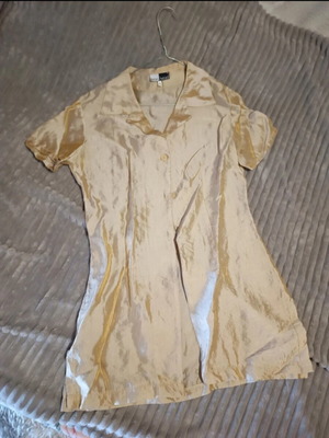 Long tunic shirt like new, gold color, size S