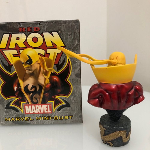 Iron Fist Red Variant Resin Bowen Bust new, Marvel Limited Edition