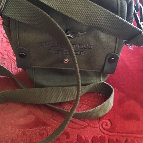 Aeronautica Militare shoulder bag new, green, 20x15cm