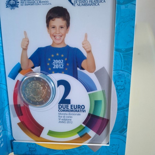 2 Euro San Marino coin card 20 pieces new