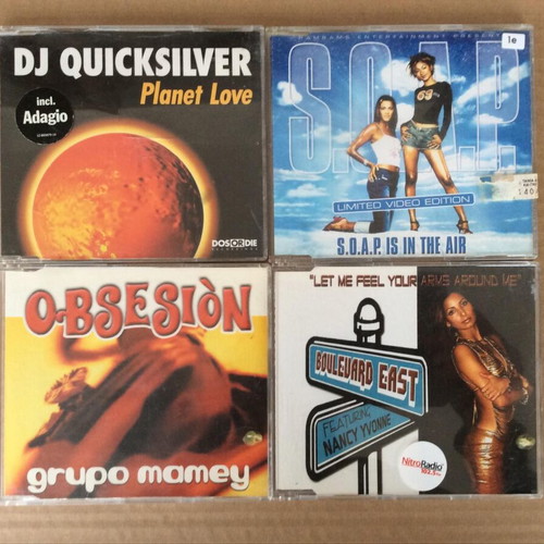 Set of 36 used CD singles Pop, Rock, Dance, Soul