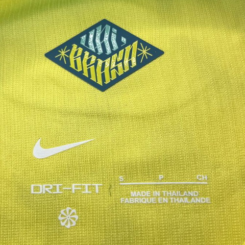 Brazil National Team Home Jersey World Cup 2026 Official Replica Large