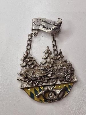 Vintage German Wandertag Rohrbach 1979 medal like new