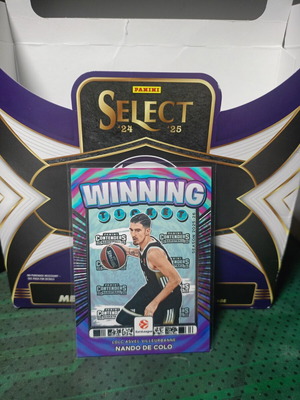 Nando De Colo Winning Ticket Euroleague Asvel Villeurbanne like new