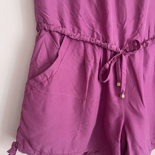 Phard silk one-piece shorts like new, pink, size S