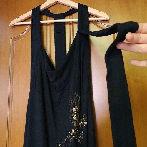 Diesel Black Reversible Dress Like New, Size L