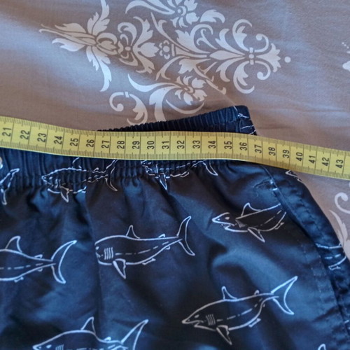 Men's swim shorts Bermuda size L black like new