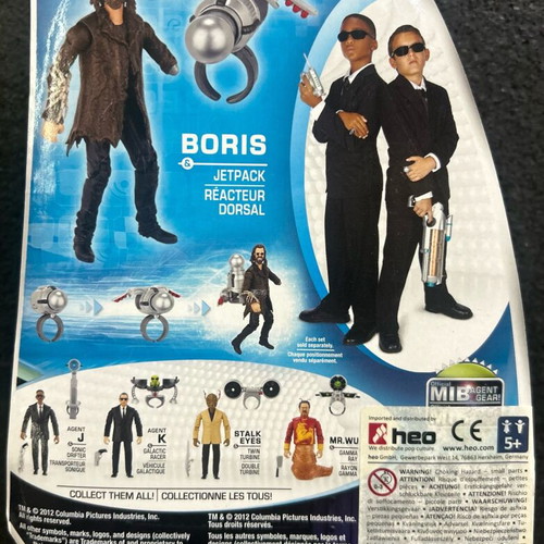 Boris Men in Black 3 4” action figure new, Pacific 2012