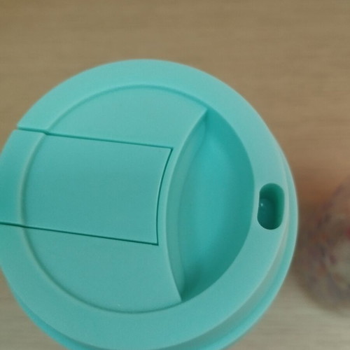 Shaker with Lid and Glass Jar with Straw Like New