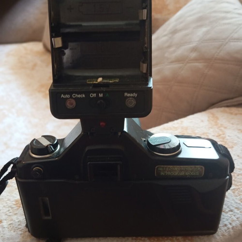 Yashica camera with flash