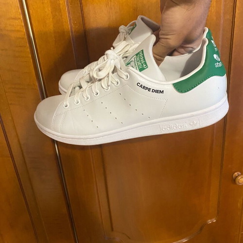 Adidas Stan Smith new, white with green details, size 44.5