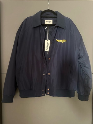 Wrangler bomber jacket new blue size M