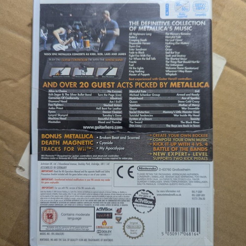 Guitar Hero Metallica Nintendo Wii new